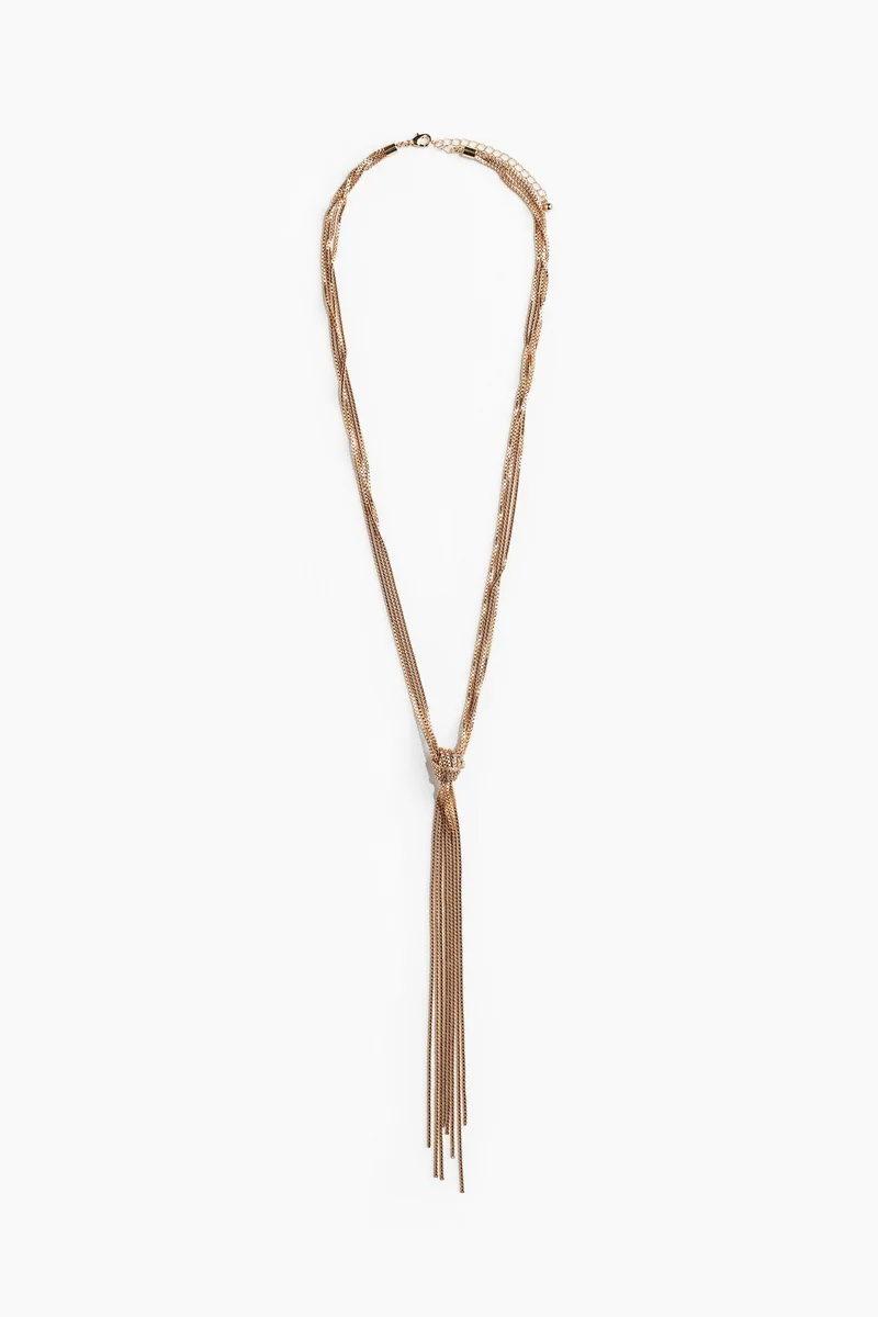 H&M Box-Chain Lariat Necklace